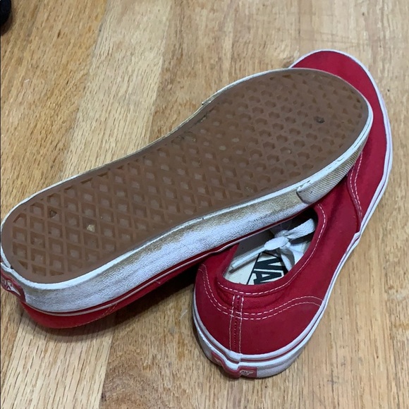 Red Vans - Picture 3 of 3